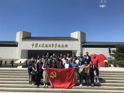 2021年5月28日学院党委组织全体教师集体参观中国人民抗日战争纪念馆及卢沟桥遗址