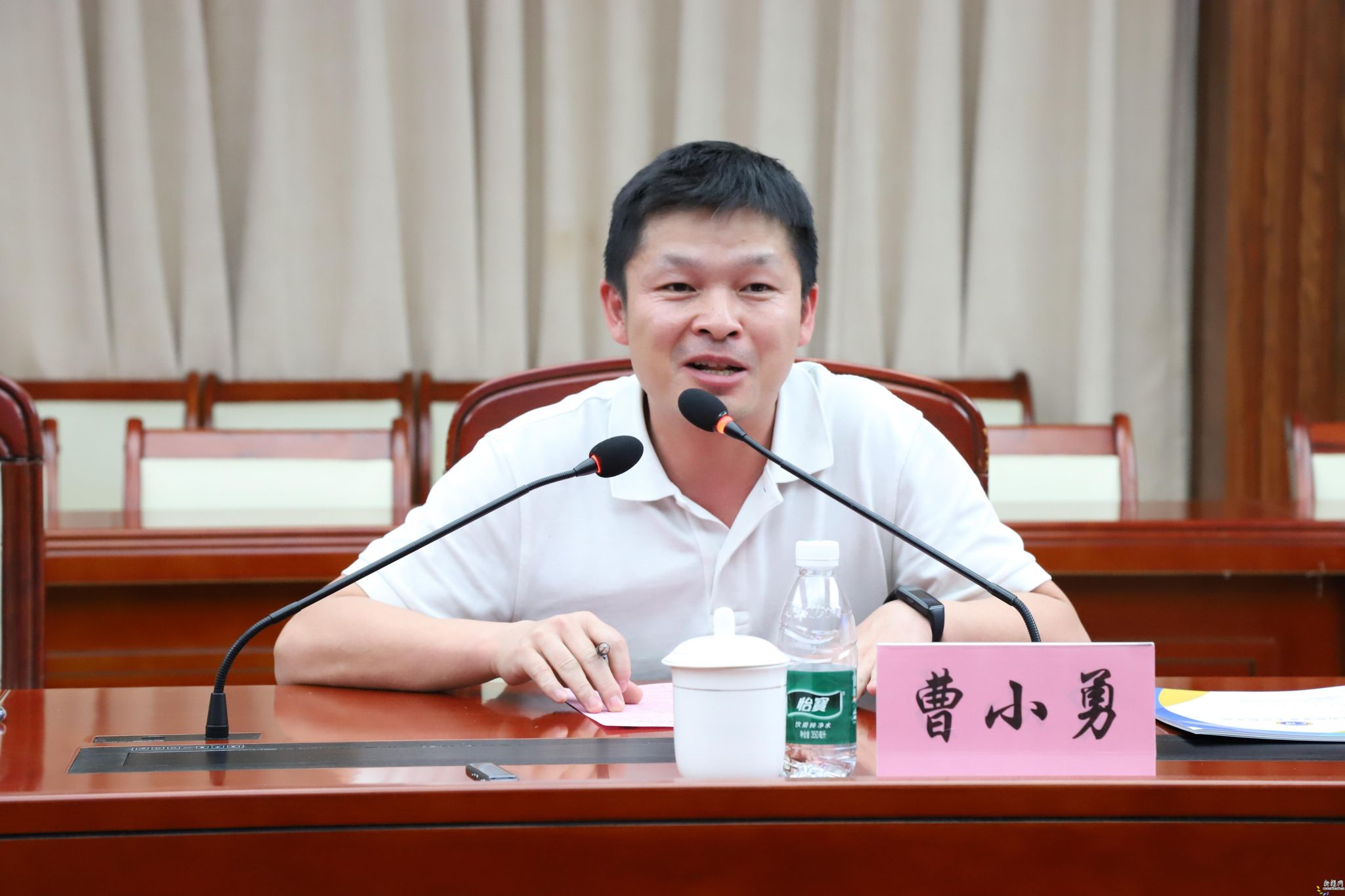 我校金融学院院长曹小勇讲话 我校金融学院院长曹小勇讲话